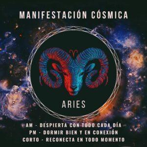 Programa de audio de manifestación cósmica para el signo de Aries.